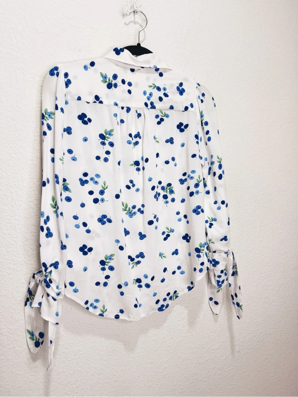 Maeve Anthropologie Blithe Blueberry Blouse Button Up - Picture 8 of 13
